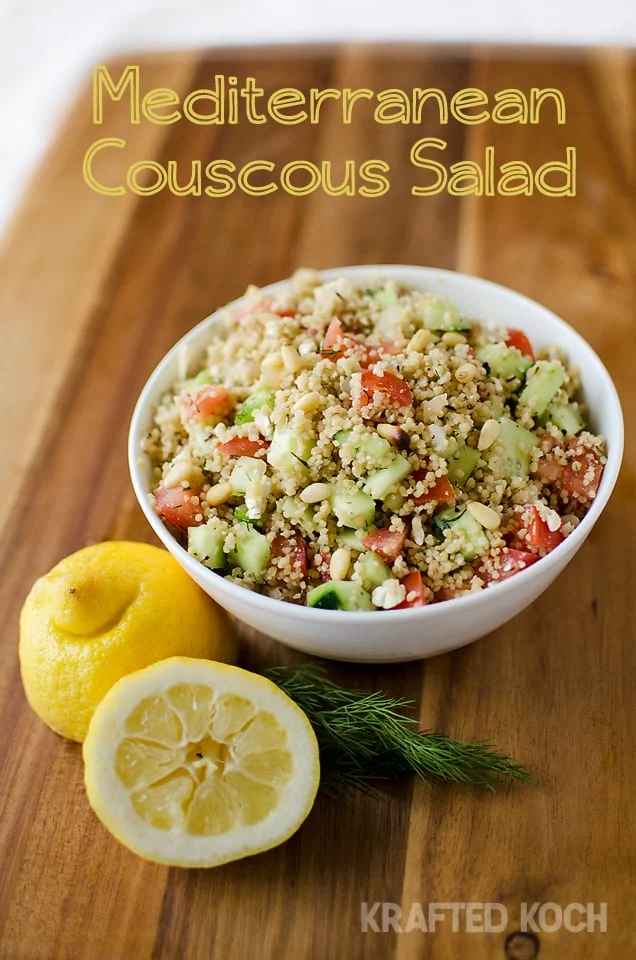 Mediterranean Couscous Salad - Lavibu