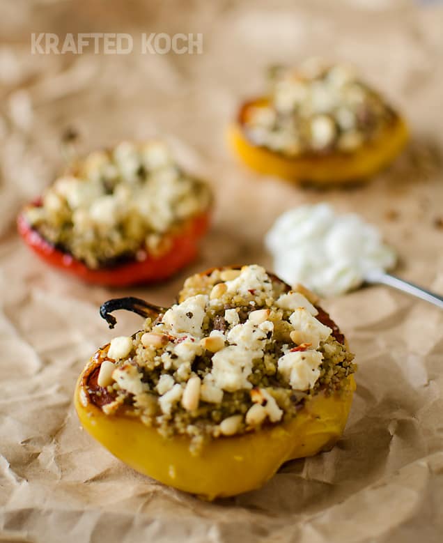 Mediterranean Lamb & Couscous Stuffed Peppers Lavibu Greek