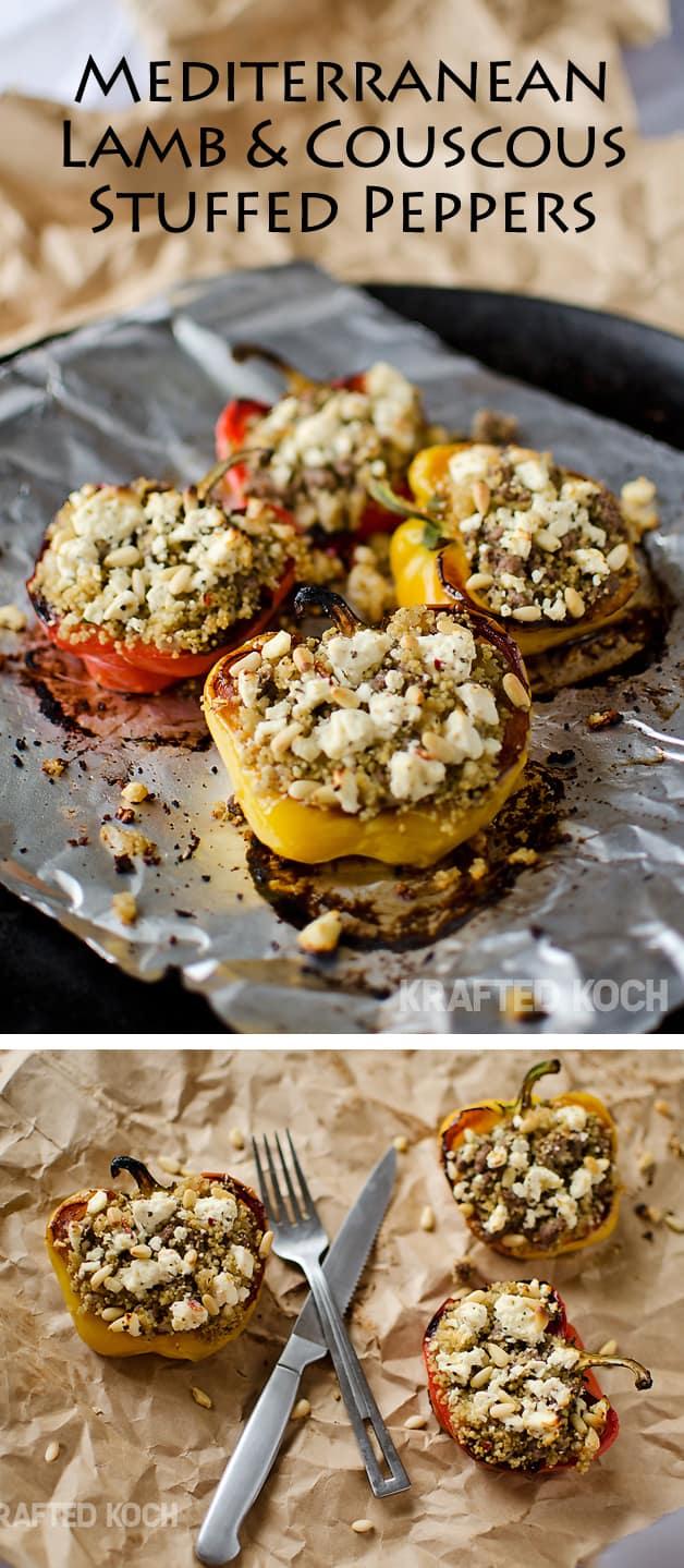 Mediterranean Lamb & Couscous Stuffed Peppers Lavibu Greek