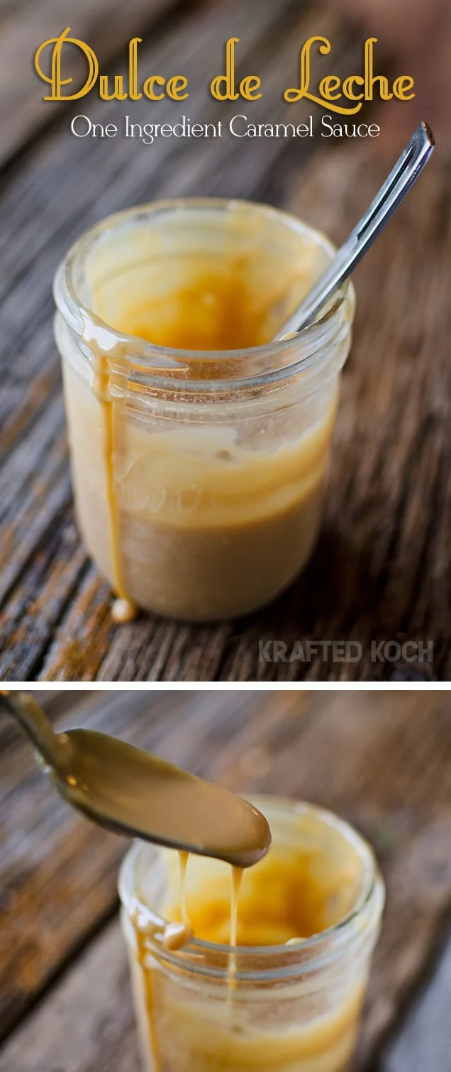 Dulce de Leche - Easy One Ingredient Caramel Sauce - Lavibu