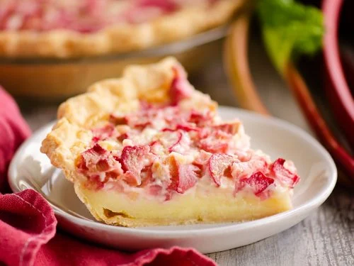 Rhubarb Custard Pie