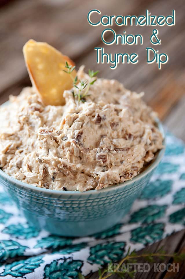 Caramelized Onion & Thyme Dip - Lavibu