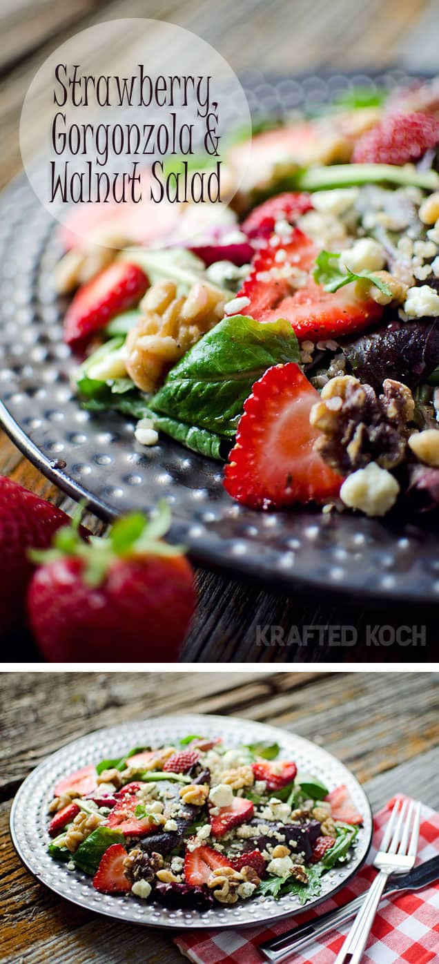 Strawberry & Gorgonzola Quinoa Salad - Lavibu