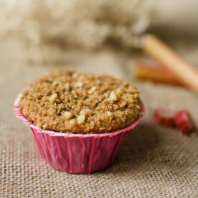 Rhubarb Streusel Muffin - Lavibu
