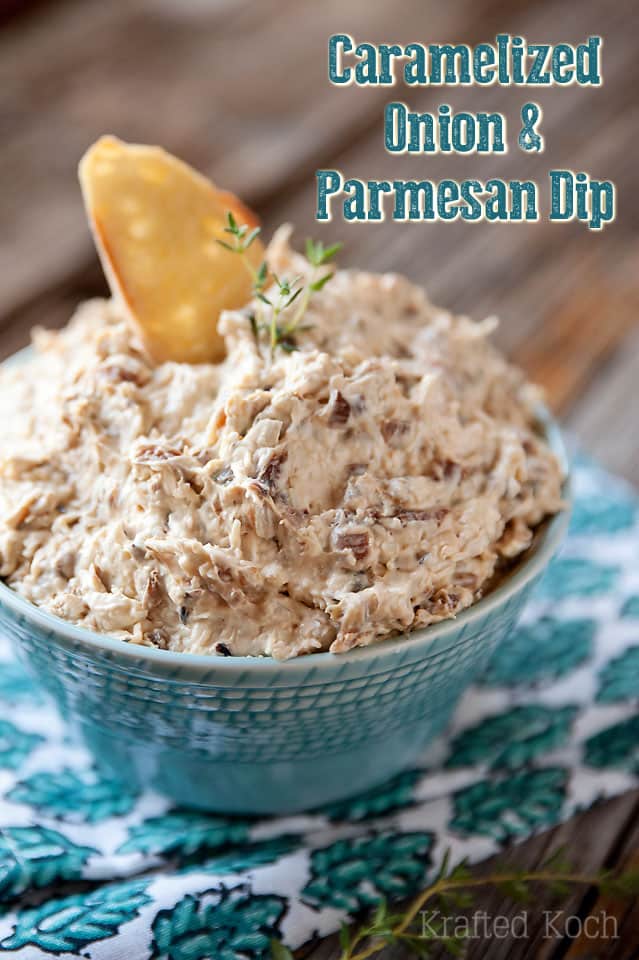Caramelized Onion & Parmesan Dip - Lavibu