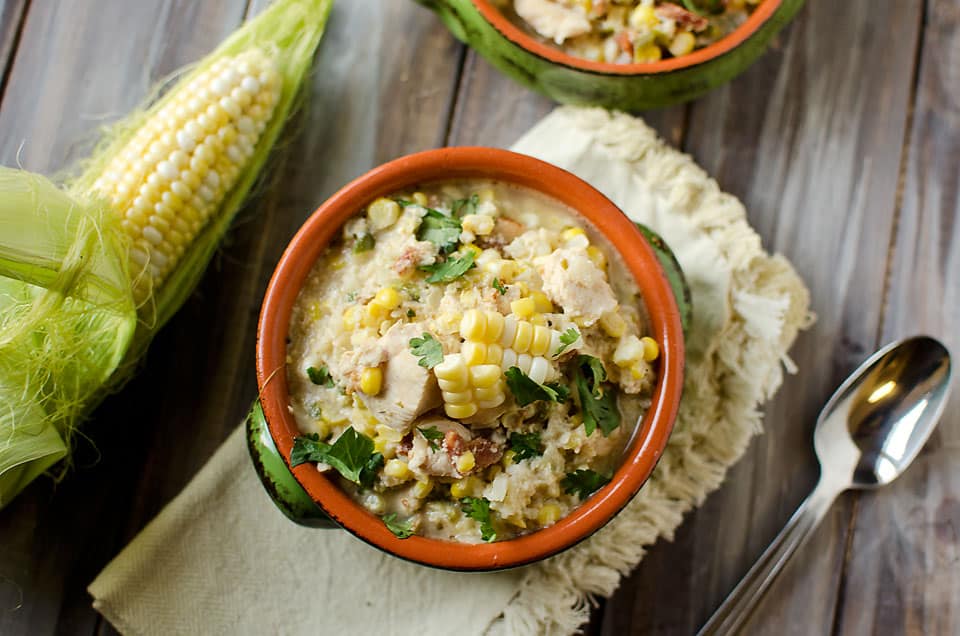 Healthy Crock Pot Jalapeno, Chicken & Sweet Corn Soup - Lavibu