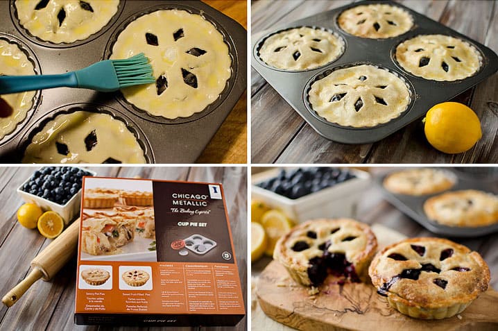 Mini Blueberry & Meyer Lemon Cream Pies - Lavibu