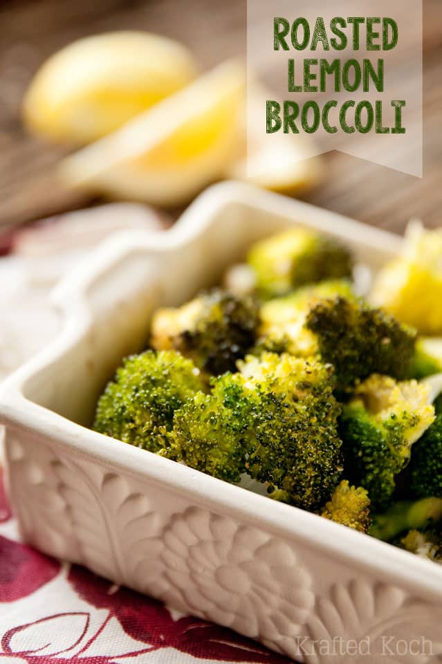 Roasted Lemon Broccoli - Lavibu
