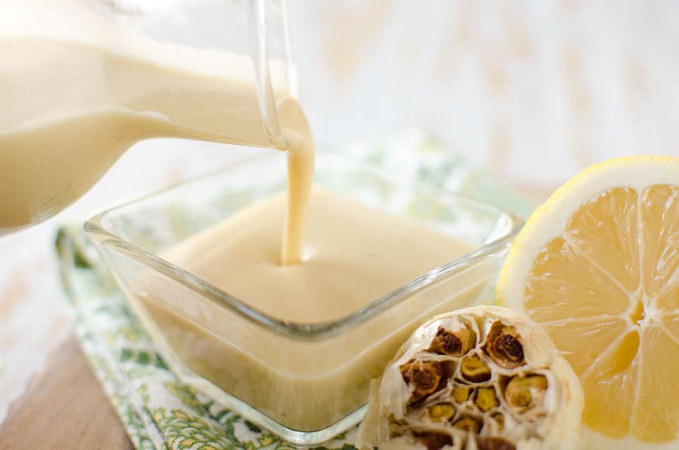 Roasted Garlic & Lemon Dressing - Lavibu