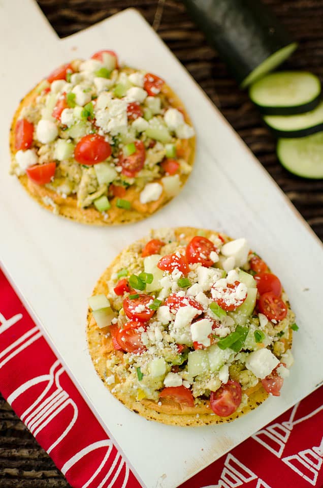 Mediterranean Breakfast Tostadas - Lavibu