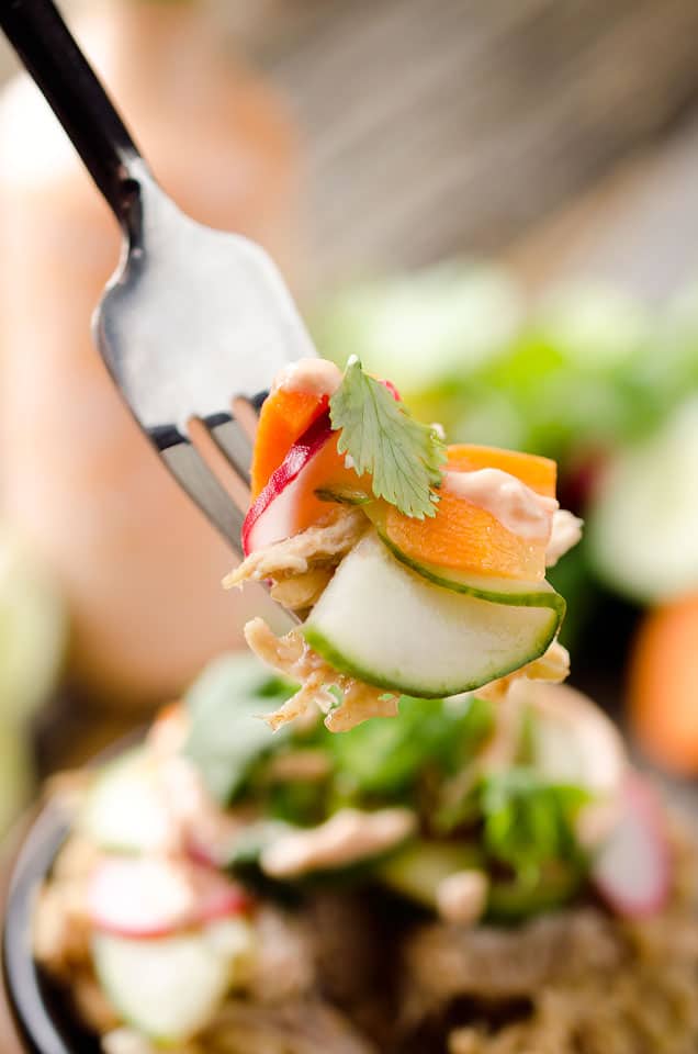 Crock Pot Bahn Mi Bowls
