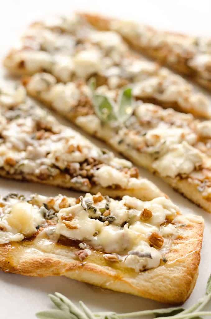 Grilled Honey Goat Cheese Pizza