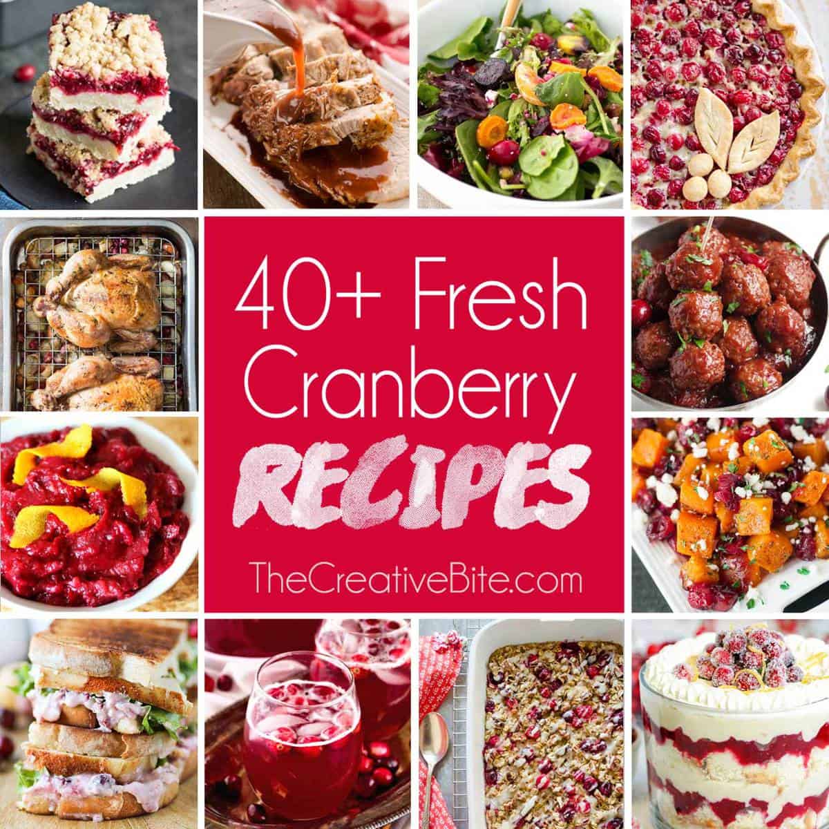 40+ Fresh Cranberry Recipes