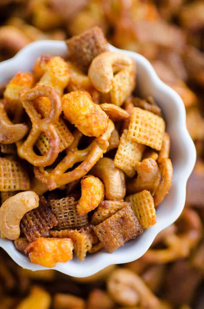 Honey Sriracha Snack Mix