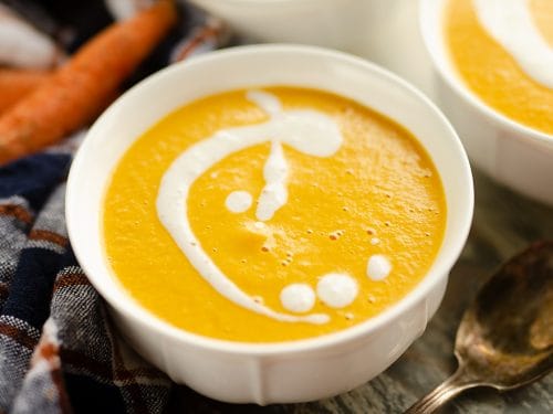 Pressure Cooker Creamy Carrot Soup