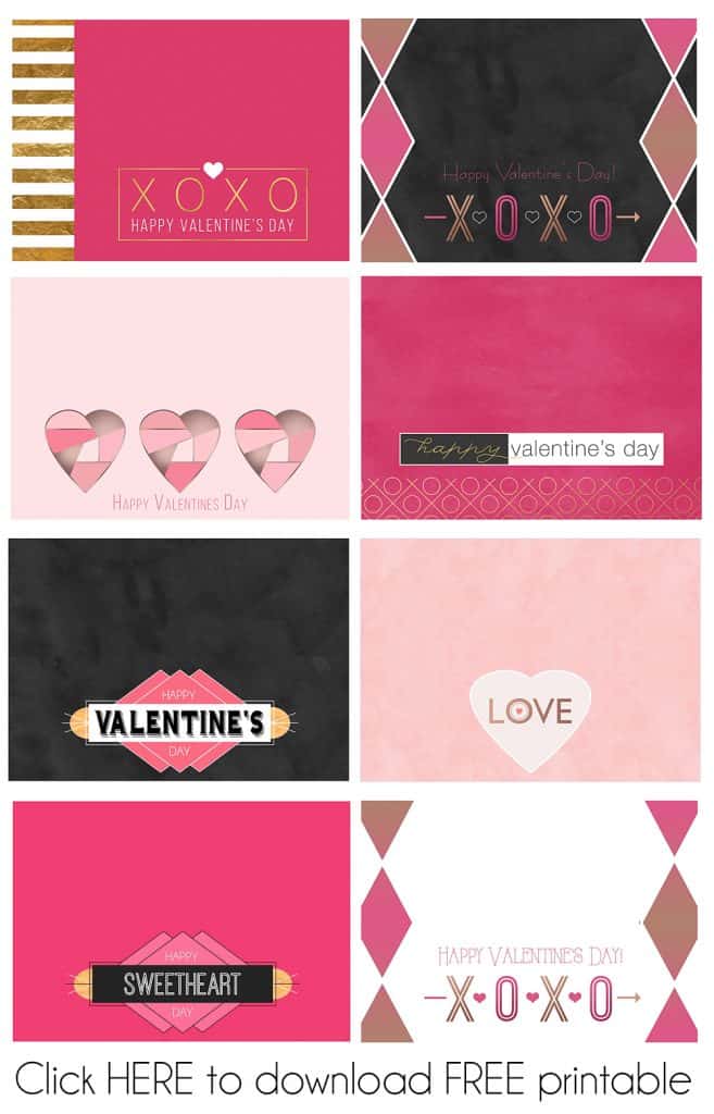 FREE Printables Valentine Treat Bag Toppers PDF Download