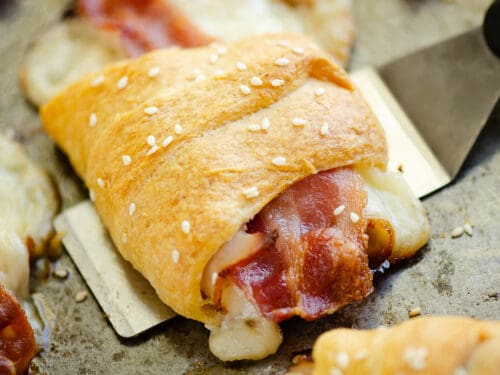 Turkey Bacon Swiss Crescent Rolls