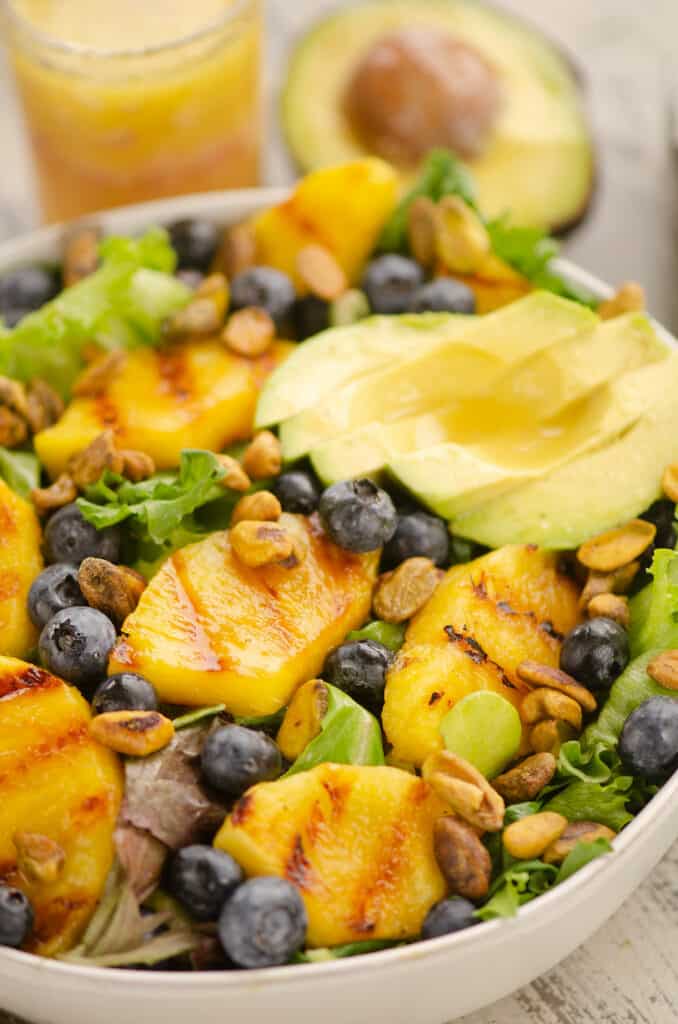 Grilled Pineapple Avocado Salad